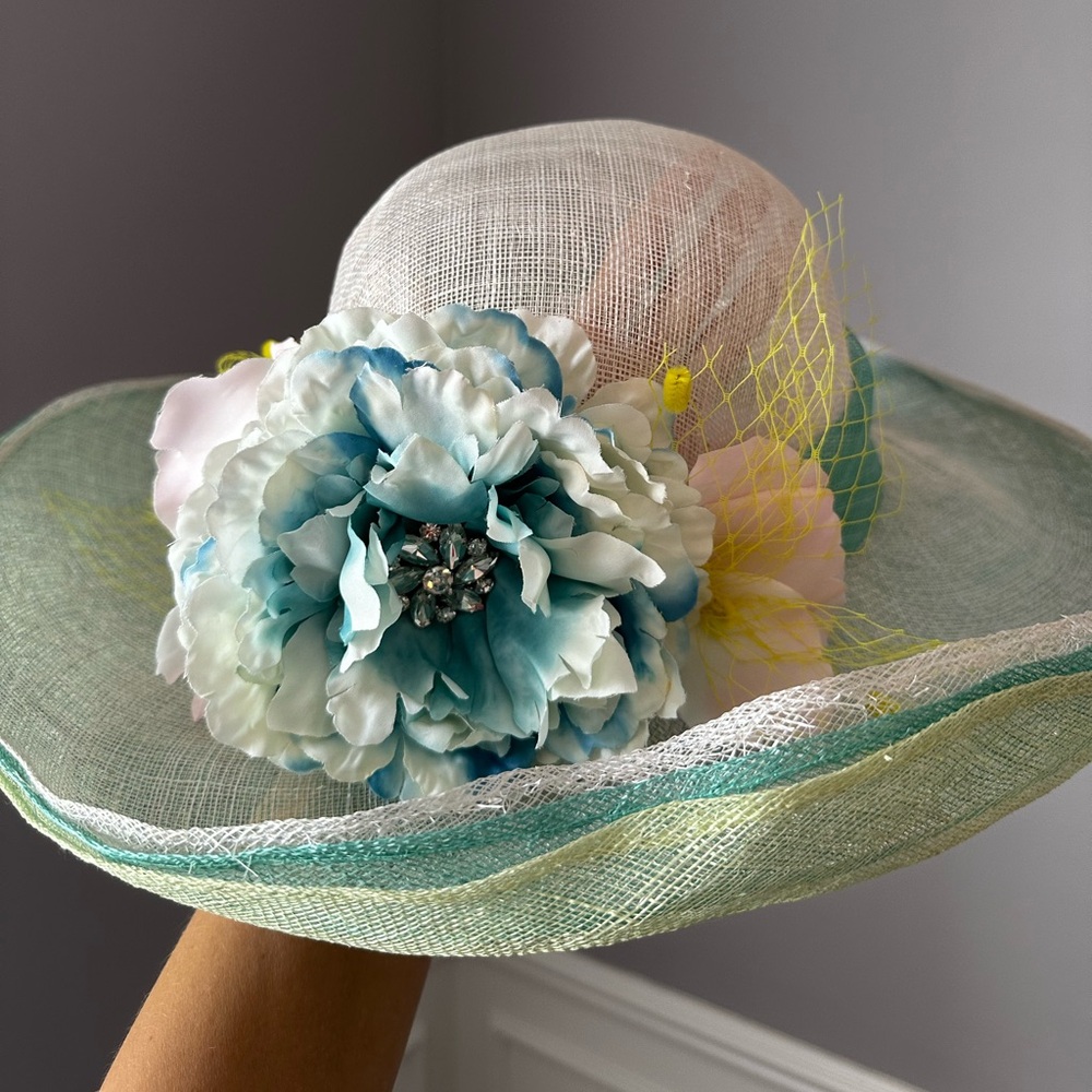 UNIQUE 3-Layer Pastel Custom Kentucky Derby Hat